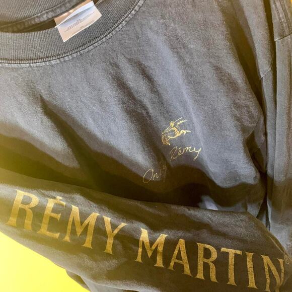 vintage Y2K early 2000s REMY MARTIN COGNAC 1738 long sleeve graphic tee shirt XL - Picture 1 of 4